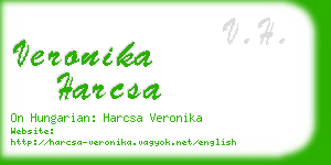 veronika harcsa business card